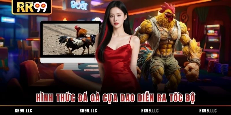 Hình thức đá gà cựa dao diễn ra tốc độ